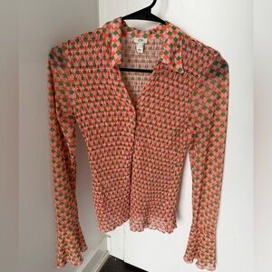 River Island Multicolor Geometric Blouse